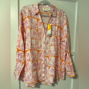 C&C California tropical blouse